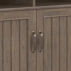 Meuble de rangement moyen Rowan brun fumé - WyndenHall : Étagères réglables, Meuble TV, Gestion des câbles