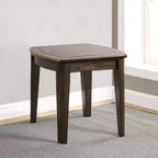 Table d'appoint de fin de partie Diletta avec échiquier Noyer foncé - Steve Silver Co. : Bois dur et MDF, Plateau réversible, Forme carrée