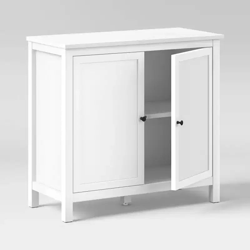Meuble de rangement polyvalent traditionnel classique blanc - Room EssentialsMC