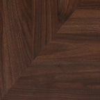 Meuble à chaussures en bois Graceland Noyer Marron/Or - Baxton Studio : Design Mid-Century, 6 étagères, organise 18 paires