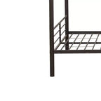 Acme Furniture lit superposé double Bristol Loft de 79 po et lit superposé brun foncé : cadre en métal, pas besoin de sommier tapissier