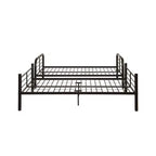 Acme Furniture lit superposé double Bristol Loft de 79 po et lit superposé brun foncé : cadre en métal, pas besoin de sommier tapissier
