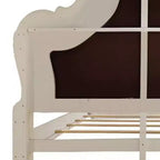 Lit King Oriental 92" Dresden avec Sculptures Style Rococo et Similicuir - Acme Furniture