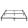 California King 7" Compack Metal Bed Frame Black - Zinus: Durable Steel, 9-Leg Support, Toe-Friendly Design