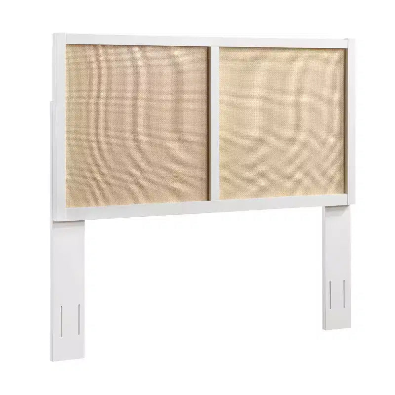 Tête de lit Queen/Full Bayport Comfort Pointe : style côtier, peuplier et MDF, hauteur réglable