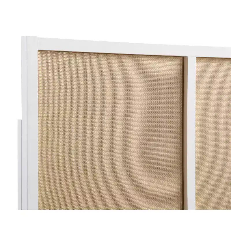 Tête de lit Queen/Full Bayport Comfort Pointe : style côtier, peuplier et MDF, hauteur réglable