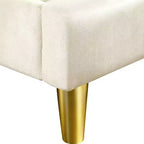 Lit entièrement rembourré Kealoa Glam de couleur beige - HOMES: Inside + Out