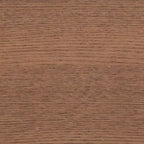 Lit plateforme Queen Baxton Studio Aithan en bois et rotin marron noyer