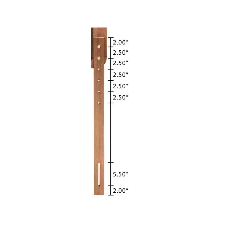Lit plateforme Queen Baxton Studio Aithan en bois et rotin marron noyer