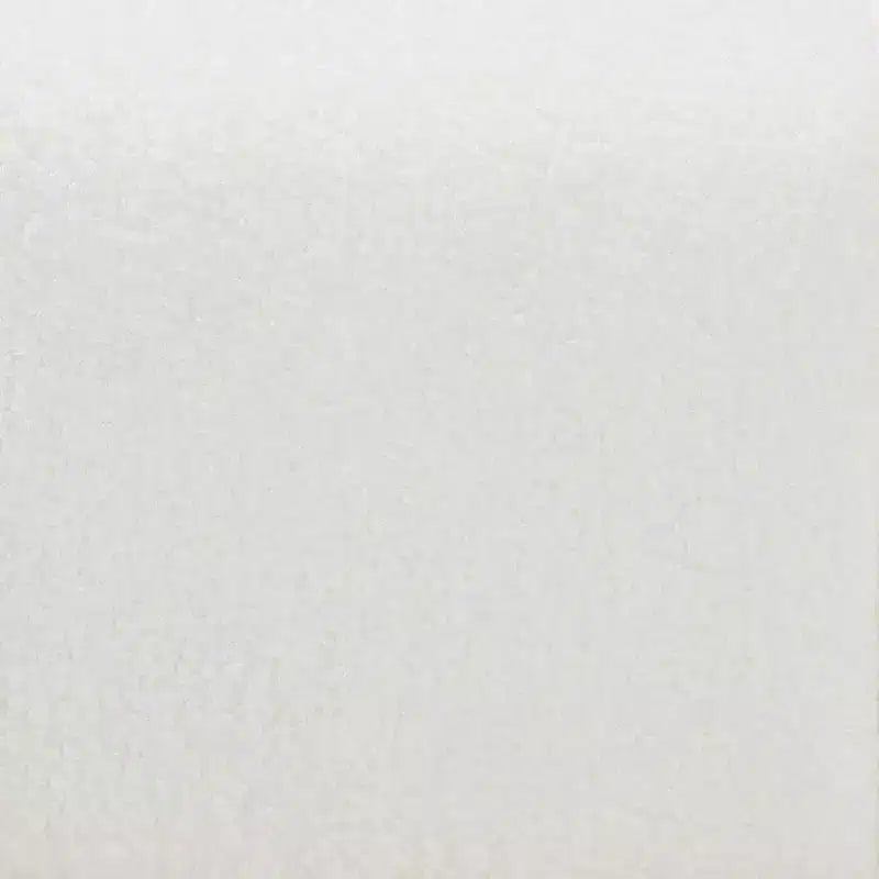 Lit plateforme Baxton Studio Braylin en tissu ours en peluche, format Queen, blanc