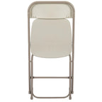 Chaise pliante en plastique – Lot de 10 – Capacité de poids de 295 kg – Chaise d'événement