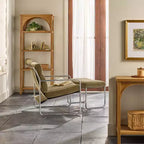 Fauteuil d'appoint en toile à structure chromée – Hearth & Hand™ avec Magnolia