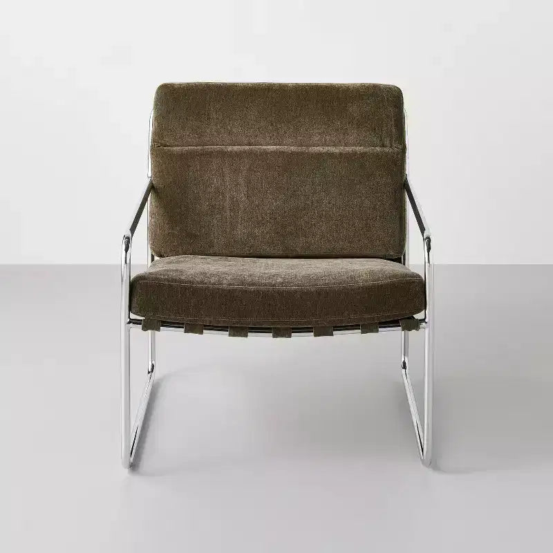 Fauteuil d'appoint en toile à structure chromée – Hearth & Hand™ avec Magnolia