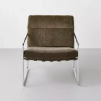 Fauteuil d'appoint en toile à structure chromée – Hearth & Hand™ avec Magnolia