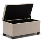 Banc de rangement ottoman Lancaster 36 - WyndenHall