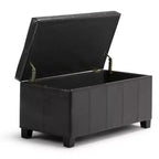 Banc de rangement ottoman Lancaster 36 - WyndenHall