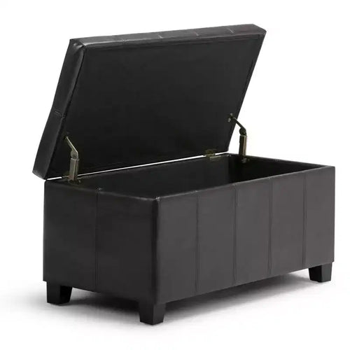 Banc de rangement ottoman Lancaster 36 - WyndenHall