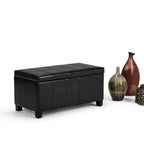 Banc de rangement ottoman Lancaster 36 - WyndenHall