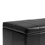 Banc de rangement ottoman Lancaster 36 - WyndenHall
