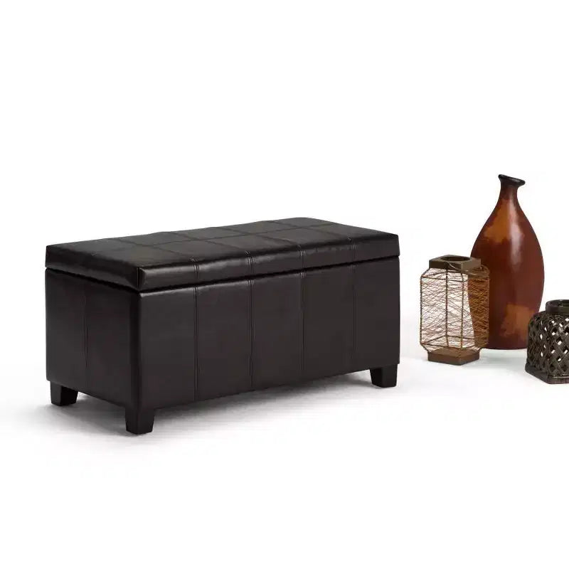 Banc de rangement ottoman Lancaster 36 - WyndenHall