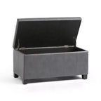 Banc de rangement ottoman Lancaster 36 - WyndenHall