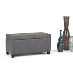 Banc de rangement ottoman Lancaster 36 - WyndenHall