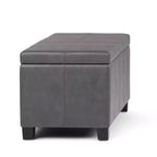 Banc de rangement ottoman Lancaster 36 - WyndenHall