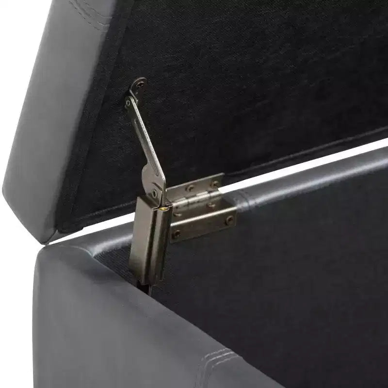 Banc de rangement ottoman Lancaster 36 - WyndenHall