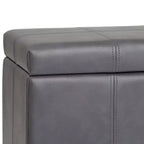Banc de rangement ottoman Lancaster 36 - WyndenHall