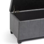 Banc de rangement ottoman Lancaster 36 - WyndenHall