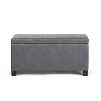 Banc de rangement ottoman Lancaster 36 - WyndenHall