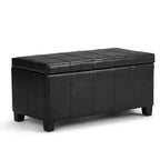 Banc de rangement ottoman Lancaster 36 - WyndenHall
