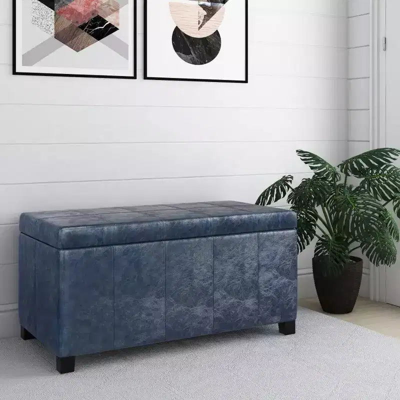 Banc de rangement ottoman Lancaster 36 - WyndenHall