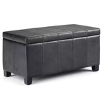 Banc de rangement ottoman Lancaster 36 - WyndenHall