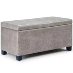 Banc de rangement ottoman Lancaster 36 - WyndenHall