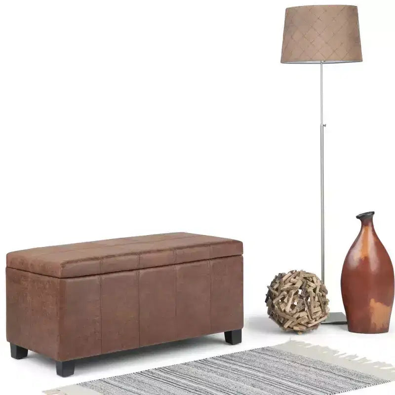 Banc de rangement ottoman Lancaster 36 - WyndenHall