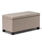 Banc de rangement ottoman Lancaster 36 - WyndenHall