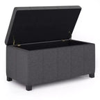 Banc de rangement ottoman Lancaster 36 - WyndenHall