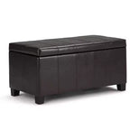 36 Lancaster Storage Ottoman Bench - WyndenHall