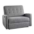 Calliope Buttoned Reclining Loveseat - Christopher Knight Home