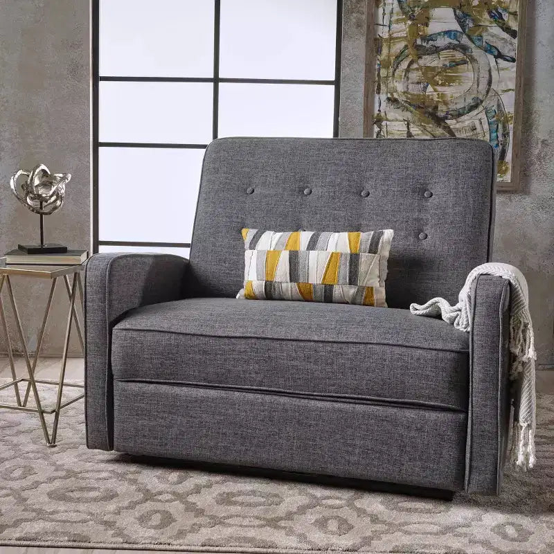 Causeuse inclinable boutonnée Calliope - Christopher Knight Home