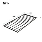 1.6 Inch Metal Bunkie Board Bed Slat Replacement by Crown Comfort