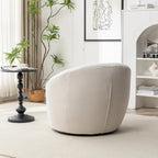 Fauteuil pivotant - Rotation à 360° - Tissu bouclette