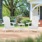 Bonosuki Lot de 2 chaises pliantes Adirondack pour patio et brasero