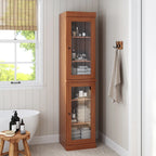 Meuble sous-vasque 100 % bois massif 42 cm avec portes en option par Palace Imports