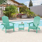 Bonosuki Lot de 2 chaises pliantes Adirondack pour patio et brasero
