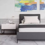 Flash Furniture Capri Matelas Hybride à Ressorts Ensachés de 25 cm, Certifié CertiPUR-US, Confortable pour le Sommeil, Matelas en Boîte