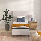 Flash Furniture Capri Matelas Hybride à Ressorts Ensachés de 25 cm, Certifié CertiPUR-US, Confortable pour le Sommeil, Matelas en Boîte
