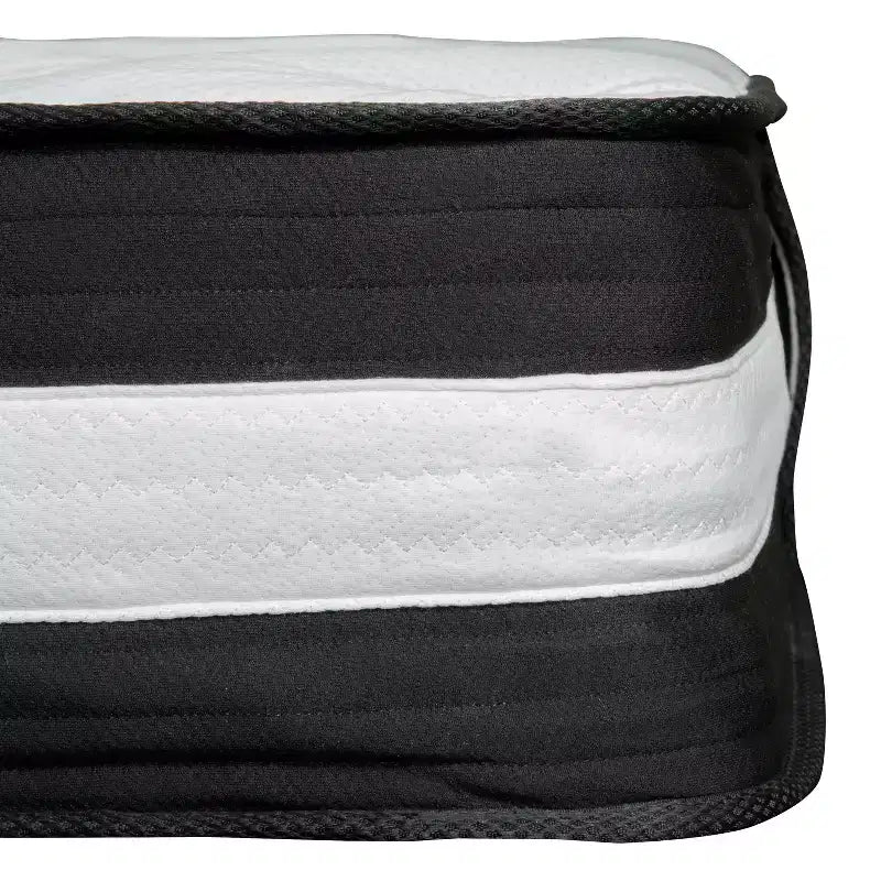 Flash Furniture Capri Matelas Hybride à Ressorts Ensachés de 25 cm, Certifié CertiPUR-US, Confortable pour le Sommeil, Matelas en Boîte