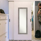 Miroir pleine longueur encadré Regis 19 x 53 à suspendre à une porte - Amanti Art